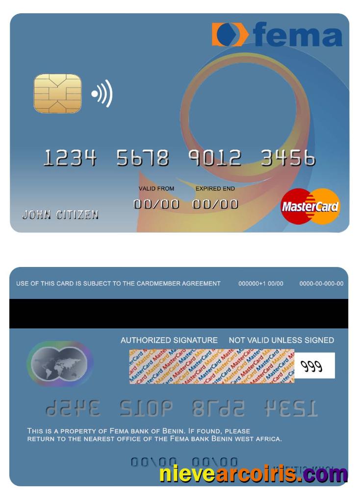 Benin Fema bank mastercard